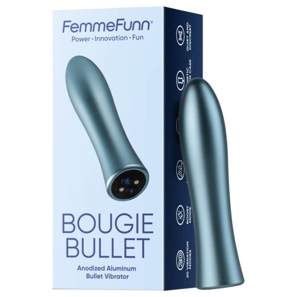 FemmeFunn Bougie - vibrator - premium aluminium - zilver