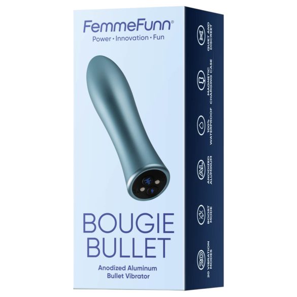 FemmeFunn Bougie - vibrator - premium aluminium - zilver