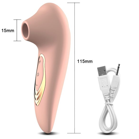 AlvUp - luchtdruk clitorisstimulator vibrator - roze