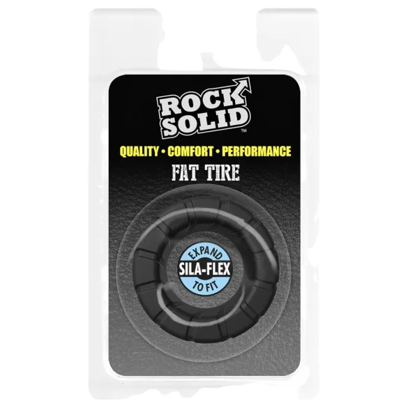 Doc Johnson Fat Tire - dikke penisring - zwart