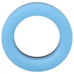 Doc Johnson The Big O - verlicht penisring - blauw