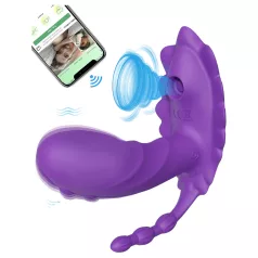AlvUp - draagbare app-gestuurde opzetvibrator (paars)
