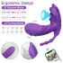 AlvUp - App-gestuurde opzetbare vibrator (paars)