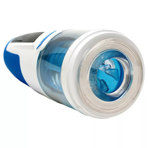 Leten SM370 - kreunende, draaiende masturbator (wit)