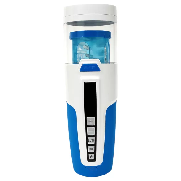 Leten SM370 - kreunende, draaiende masturbator (wit)