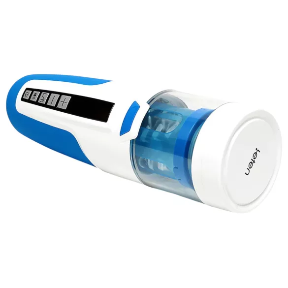 Leten SM370 - kreunende, draaiende masturbator (wit)