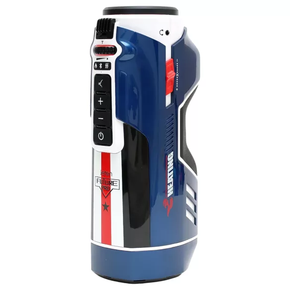 Leten SM Future Pro - elektrische stoot masturbator - verwarmd - zuigend - blauw