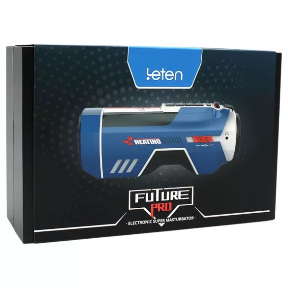 Leten SM Future Pro - elektrische stoot masturbator - verwarmd - zuigend - blauw