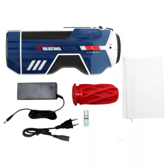 Leten SM Future Pro - elektrische stoot masturbator - verwarmd - zuigend - blauw