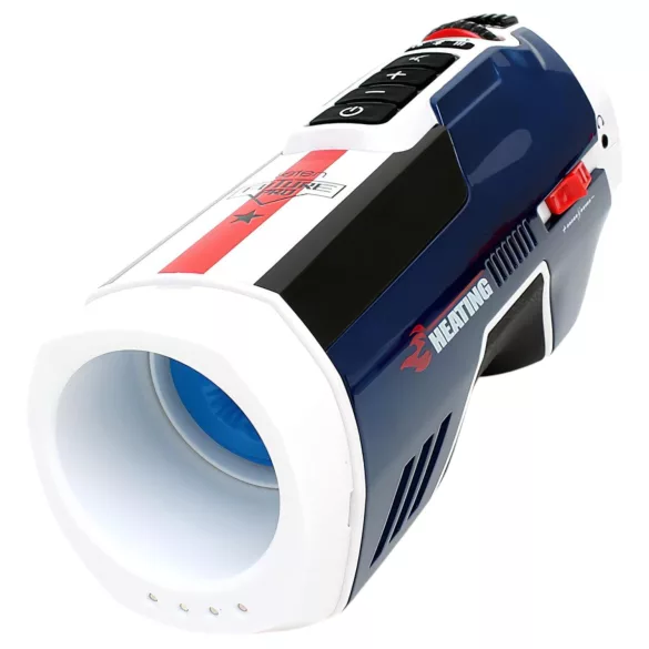 Leten SM Future Pro - elektrische stoot masturbator - verwarmd - zuigend - blauw