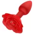 Rose Plug - anale vibrator met afstandsbediening - oplaadbaar - rood