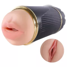 Lonely - masturbator met mond en vagina - natuur/zwart