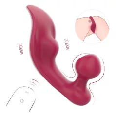 Sex HD Chomper - clitoris en anaal vibrator - rood