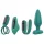 Sex HD - vibrator set met afstandsbediening - 4-delig - oplaadbaar - groen