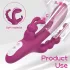 Sex HD Joker - vibrerende dildo met 3 armen - oplaadbaar - waterdicht - paars