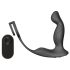 Sex HD Virgil - prostaatvibe met penis- en ballenring (zwart)