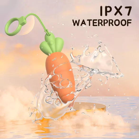 Sex HD Carrots - vibrator - wortelvorm - siliconen - oranje