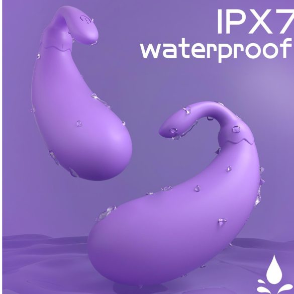 Sex HD - vibrerend ei - auberginevorm - paars