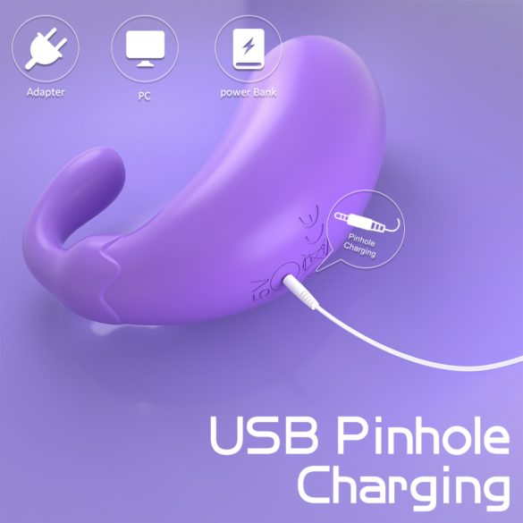 Sex HD - vibrerend ei - auberginevorm - paars