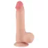 Lovetoy Sliding-Skin - dildo met ballen - realistisch dubbel laag - 20cm