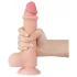 Lovetoy Sliding-Skin - dildo met ballen - realistisch dubbel laag - 20cm