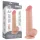 Lovetoy Sliding-Skin - realistische dubbelwandige dildo met ballen - 20,8cm