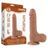 Lovetoy Sliding-Skin - dildo met balzak - realistisch dubbel laag