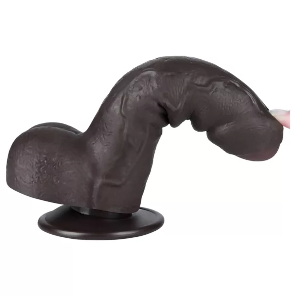 Lovetoy Sliding-Skin - realistische dildo met ballen - dubbel laag