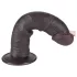 Lovetoy Sliding-Skin - dildo met zuignap - realistisch dubbel-laags - 20cm bruin