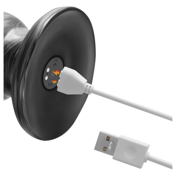 Lovetoy King Sized - grote vibrator - 32 cm - grijs