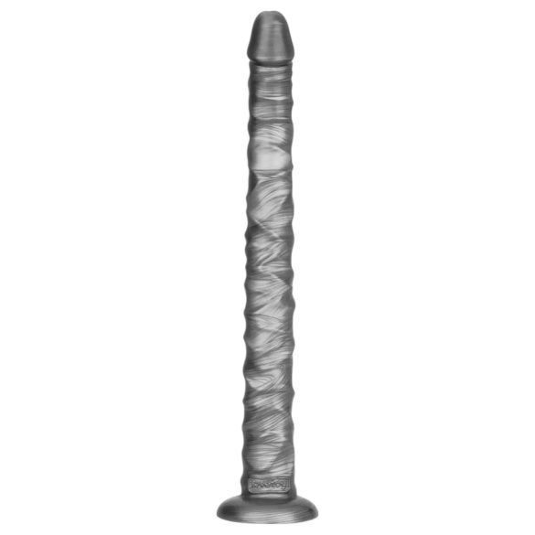 Lovetoy King Sized - grote vibrator - 40,5 cm - grijs