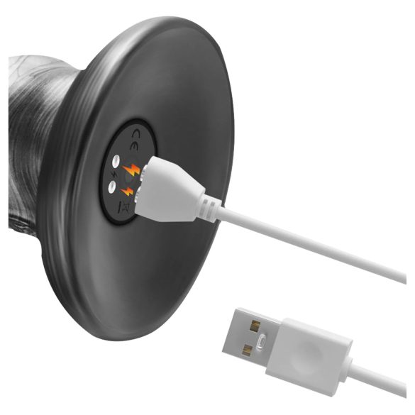 Lovetoy King Sized - grote vibrator - 40,5 cm - grijs