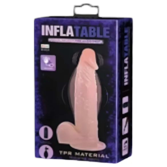 Baile Opblaasbare levensechte vibrator (natuurlijk)