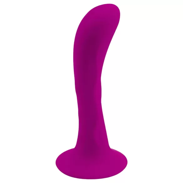 Pretty Love Baile - anaalplug met zuignap - gebogen - siliconen - roze