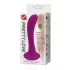 Pretty Love Baile - anaalplug met zuignap - gebogen - siliconen - roze