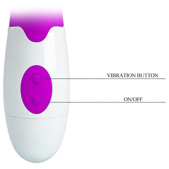 Pretty Love Arthur - G-spot vibrator met bewegende kop (paars)