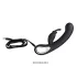 Pretty Love Webb - vibrator met clitorisstimulator - waterdicht - zwart