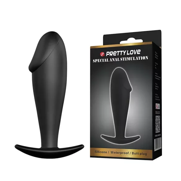 Pretty Love - anaal plug - stimulatie - siliconen - zwart