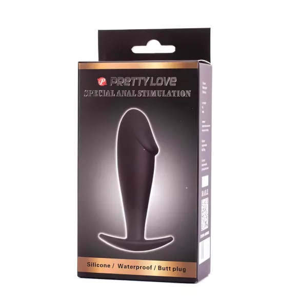 Pretty Love - anaal plug - stimulatie - siliconen - zwart