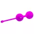 Pretty Love - kegel balletjes duo - siliconen - paars