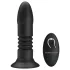 Pretty Love - anale vibrator met stootfunctie - zwart