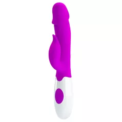 Pretty Love Peter - rabbit vibrator - siliconen - paars
