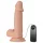 Baile Zebulon - realistische vibrator met ballen - 19cm - huidkleurig
