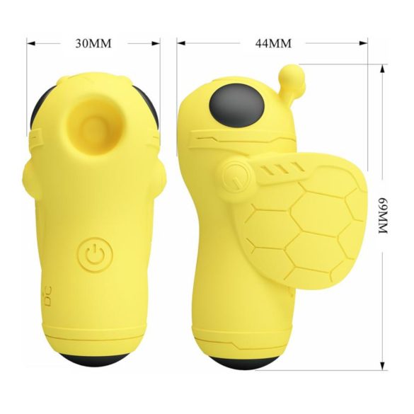 Pretty Love Magic Bee - clitoris-stimulerende vingervibrator (geel)