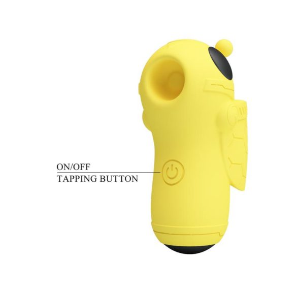 Pretty Love Magic Bee - clitoris-stimulerende vingervibrator (geel)