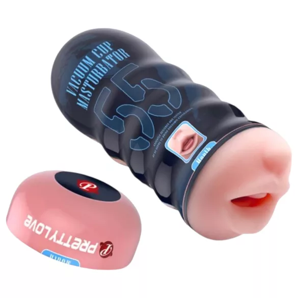 Pretty Love Vacuum Cup - levensechte mondmasturbator (huidskleur)