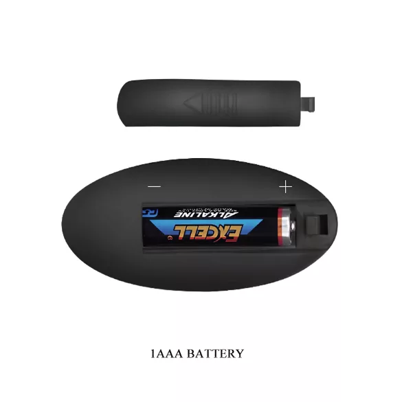 MR. PLAY - draadloze oplaadbare anaal vibrator - zwart