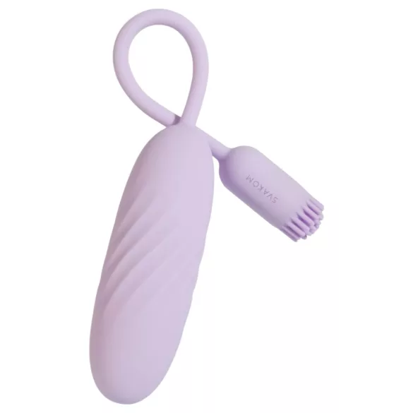 Svakom Plume - 2-in-1 vibrerend eitje (paars)