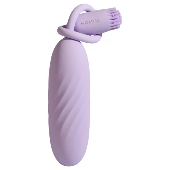 Svakom Plume - 2-in-1 vibrerend eitje (paars)