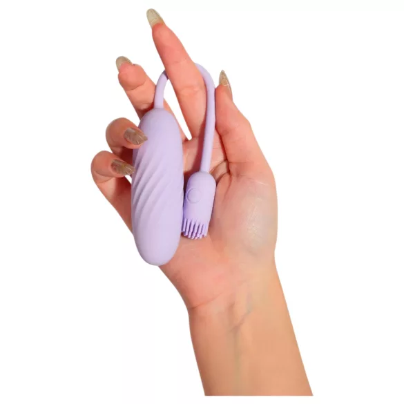 Svakom Plume - 2-in-1 vibrerend eitje (paars)